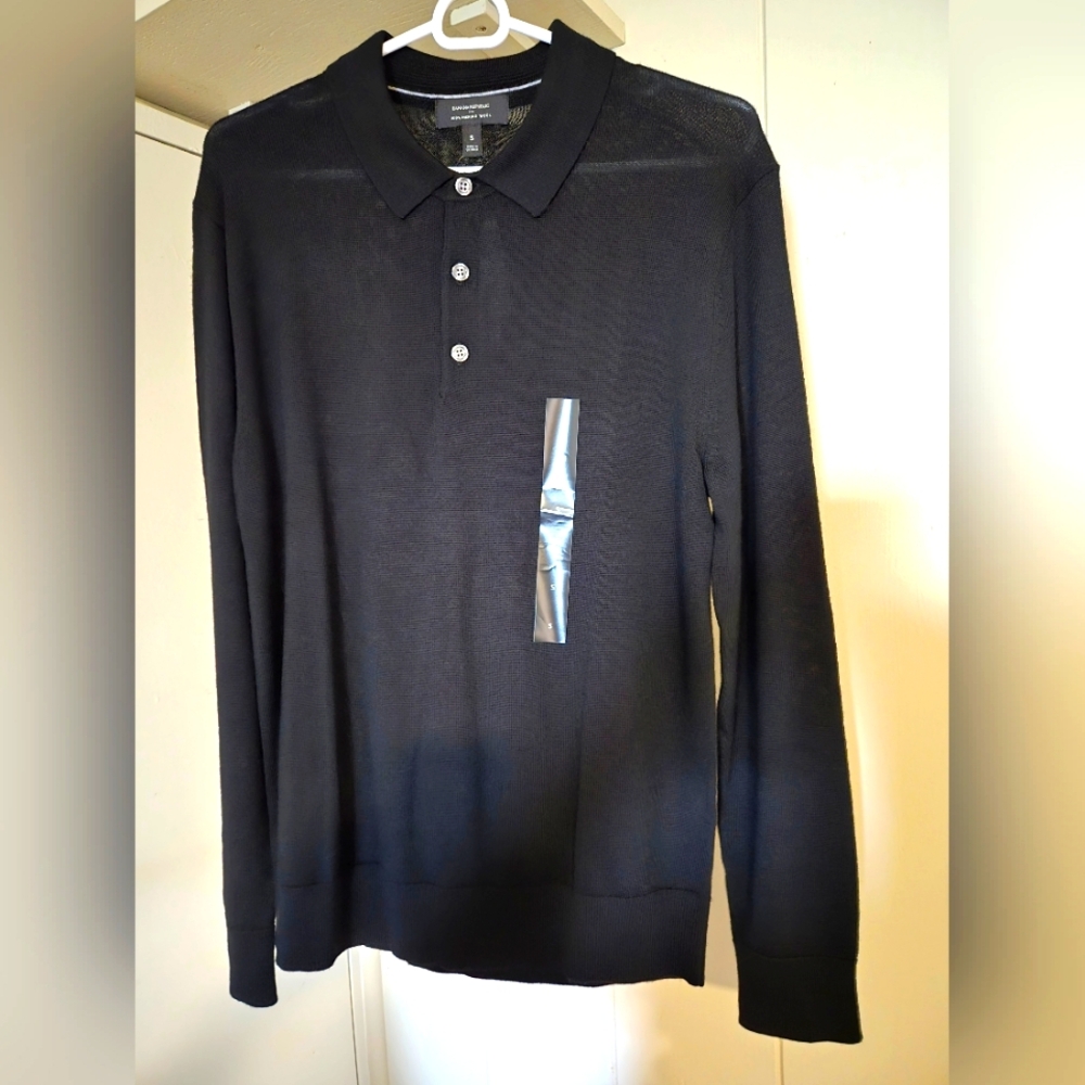 Men's Banana Republic Long Sleeve Polo